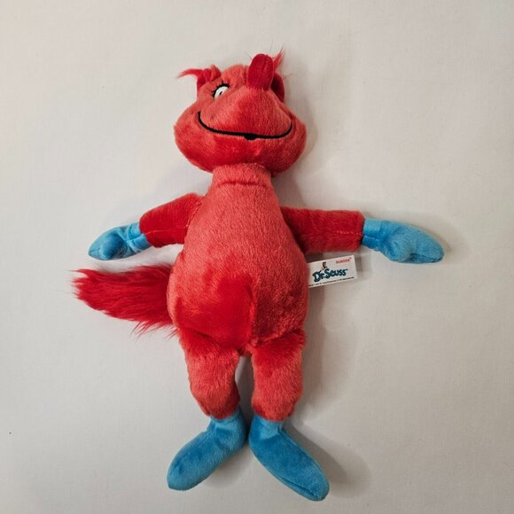 Aurora Dr. Seuss Fox In Socks Plush Red Blue Stuffed Animal Toy - Picture 5 of 10